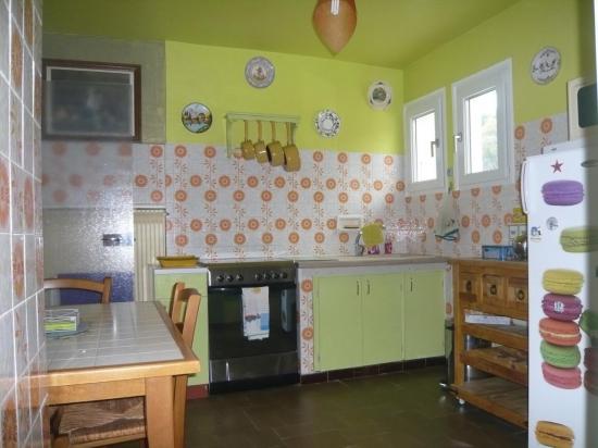 Cuisne équipée  (électroménager + vaiselle)